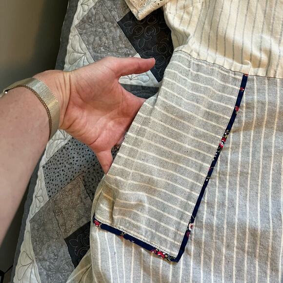 Madewell x The New Denim Project® Patchwork Square-Neck Dress medium - Picture 8 of 12